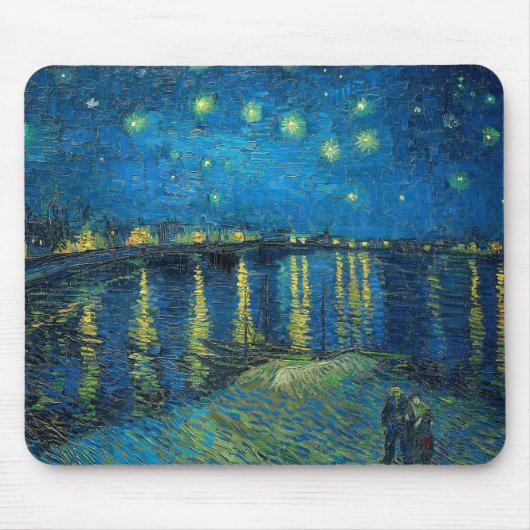 Tapis De Souris Vincent Van Gogh Starry Night Over the Rhone (Devant)