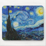 TAPIS DE SOURIS VINCENT VAN GOGH "STARRY NIGHT" SOURIS<br><div class="desc">VINCENT VAN GOGH "STARRY NIGHT" SOURIS</div>