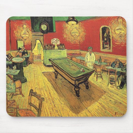 Tapis De Souris Vincent Van Gogh - The Night Cafe Fine Art (Devant)