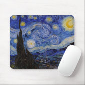 Tapis De Souris Vincent Van Gogh - The Starry night (Avec souris)