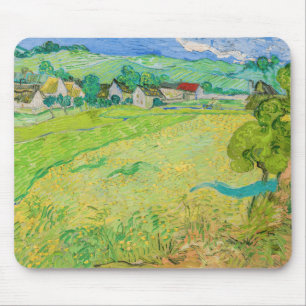Tapis De Souris Vincent van Gogh - Vue de Vessenots près d'Auvers