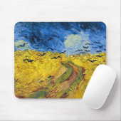Tapis De Souris Vincent van Gogh - Wheatfield with Crows (Avec souris)