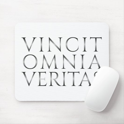TAPIS DE SOURIS VINCIT OMNIA VERITAS (Avec souris)