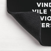 Tapis De Souris Vindictive Vile Villain Violer les électeurs Visio (Coin)