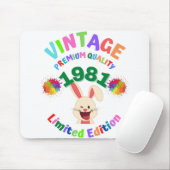 Tapis De Souris Vintage 1981 (Avec souris)