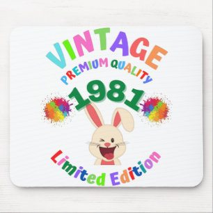 Tapis De Souris Vintage 1981
