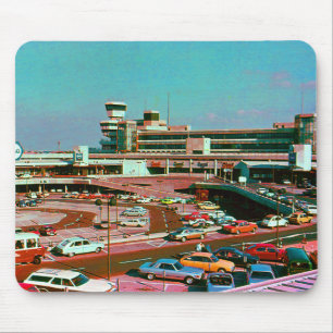 Tapis De Souris Vintage Allemagne Berlin L'aéroport de Tegel
