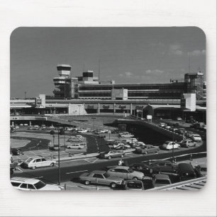 Tapis De Souris Vintage Allemagne Berlin L'aéroport de Tegel 1970