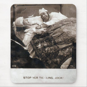 Tapis De Souris Vintage Couple Stop Tickling 1906