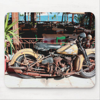 Tapis de souris vintage de moto