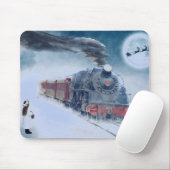 Tapis de souris vintage de train (Avec souris)