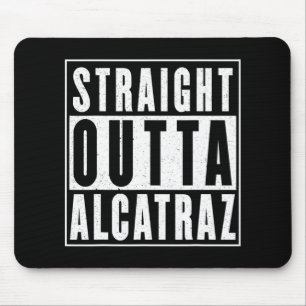 Tapis De Souris Vintage Droit Hors D'Alcatraz Drôle Trump Costu