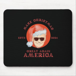 Tapis De Souris Vintage drôle Trump faire Noël grand cadeau 2024