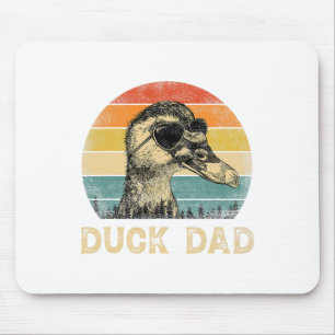 Tapis De Souris Vintage Duck Papa Duck Lovers Daddy Père #39 ; s J