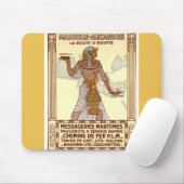 Tapis De Souris Vintage Egypte Voyage Mousepad (Avec souris)