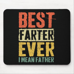 Tapis De Souris Vintage Fête des Pères Papa Meilleur Pétomane du M