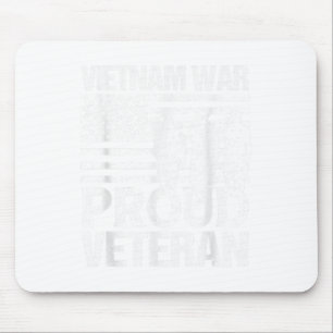 Tapis De Souris Vintage Fière Viêt-nam Vétérinaire De Guerre Pour