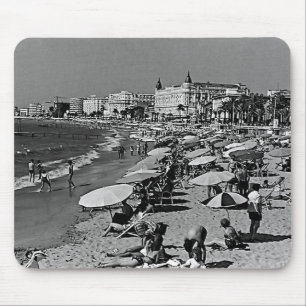 Tapis De Souris Vintage France Cannes la plage