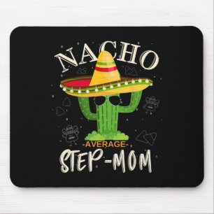 Tapis De Souris Vintage Funny Nacho Moyenne Step-maman Famille Mat