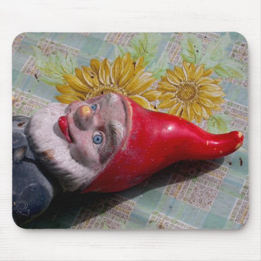Tapis De Souris Vintage Garden Gnome (Devant)