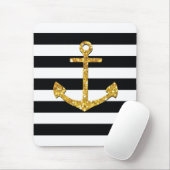 Tapis De Souris Vintage Golden Anchor (Avec souris)