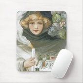 Tapis De Souris Vintage Halloween (Avec souris)