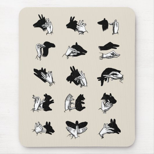 Tapis De Souris Vintage Hand (Devant)