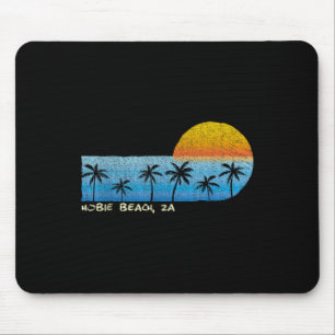 Tapis De Souris Vintage Hobie Beach, Za Palm Trees & ; coucher