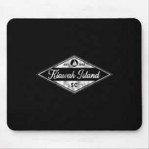 Tapis De Souris Vintage île de Kiawah Est 1993 Caroline du Sud Sc