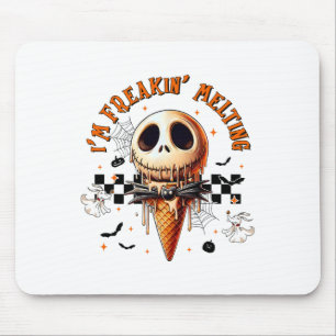 Tapis De Souris Vintage Im Fusion De Glace Cream Halloween Sp