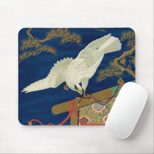 Tapis De Souris Vintage japonais White Hawk Art G.A. Audsley