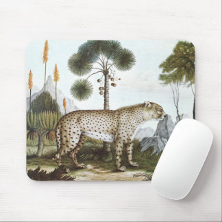 Tapis De Souris Vintage jungle cheetah tropical livre antique glam