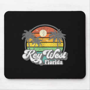 Tapis De Souris Vintage Key West Floride Keys Rétro Années 70 Vaca