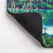 Tapis De Souris Vintage Lake Painting (Coin)