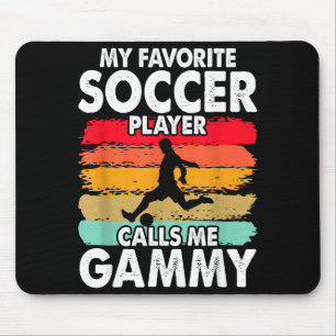 Tapis De Souris Vintage Mon Joueur De Football Favori M'appelle Ga