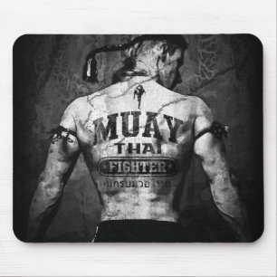 Tapis De Souris Vintage Muay Thai Fighter