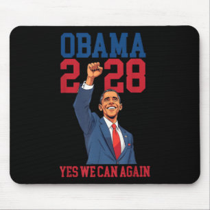 Tapis De Souris Vintage Obama 2028 Un drôle d'élection politique p