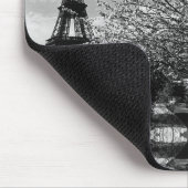 Tapis De Souris Vintage Paris Tour Eiffel (Coin)