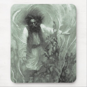 Tapis De Souris Vintage Pirates, capitaine Goldsack par Howard Pyl