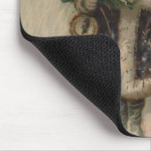 Tapis De Souris Vintage Santa à Snow (Coin)