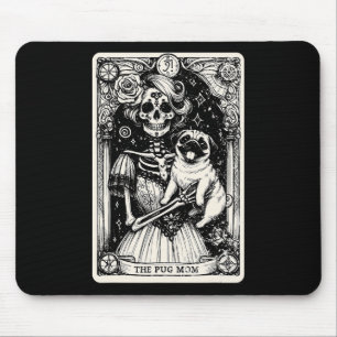 Tapis De Souris Vintage Skeleton Carlin Maman Tarot Card Vibes de 