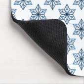 Tapis De Souris Vintage Starburst Mousepad, bleu (Coin)