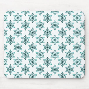 Tapis De Souris Vintage Starburst Mousepad, Turquoise