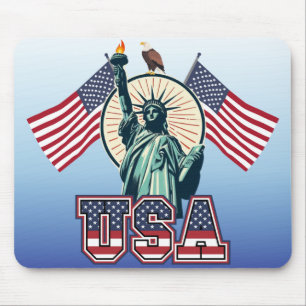 Tapis De Souris Vintage, Statue de la Liberté