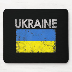 Tapis De Souris Vintage Ukraine Fierté du drapeau ukrainien 8