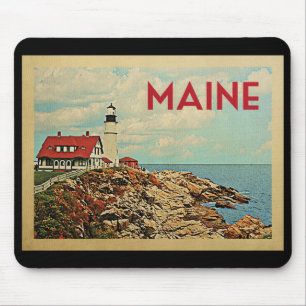 Tapis De Souris Vintage voyage du Maine