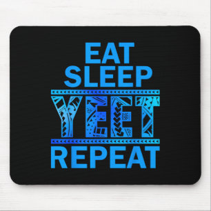 Tapis De Souris Vintage Yeet Appareils Hommes Drôle Dire Manger Do