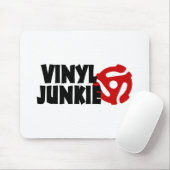 Tapis De Souris Vinyl Junkie (Avec souris)