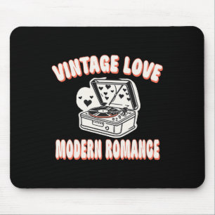 Tapis De Souris Vinyl Record Lover Valentine Vintage Love Modern R