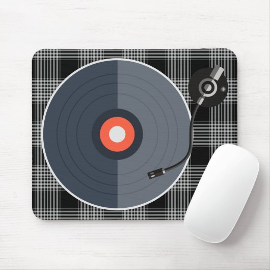 Tapis De Souris Vinyl Record Mousepad (Avec souris)